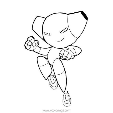 robotboy coloring pages flying xcoloringscom