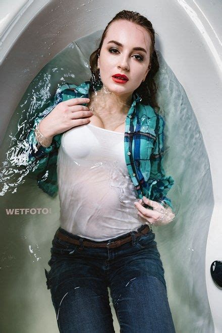pin on wetlook by seductive girl in soaking wet skinny