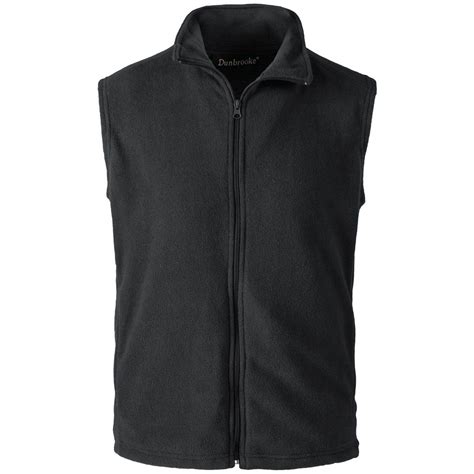 kansas city chiefs mens black fleece vest dunbrooke mo sports authentics apparel gifts
