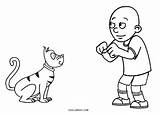 Coloring Pages Caillou Tv Printable Baby First Gilbert Getdrawings Kids Color Getcolorings sketch template