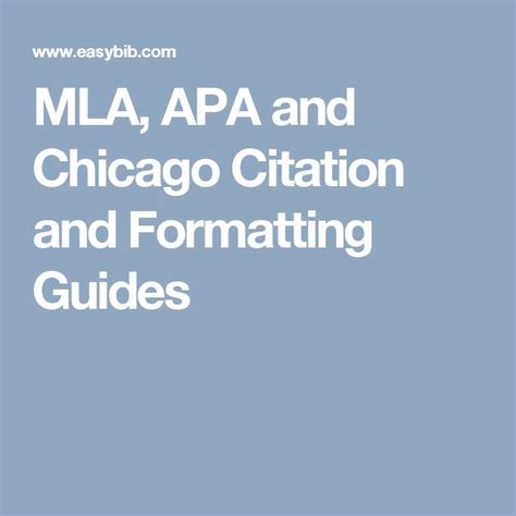 mla   chicago citation  formatting guides mla  guide