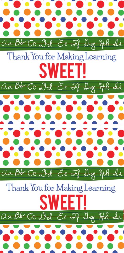 teacher appreciation candy bar wrapper printable
