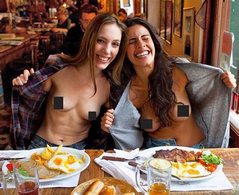 hot n spicy naked diners bare all in restaurant