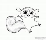 Coloring Lemur Madagascar Mort Pages Colouring Popular Gif sketch template