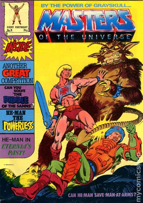 Masters Of The Universe 1986 Uk Edition Comic Books