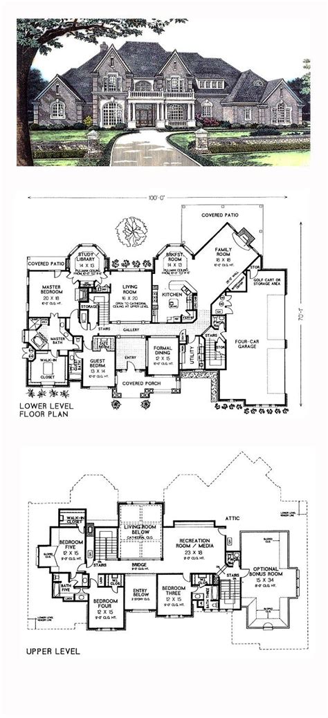 images  home plans  pinterest luxury house plans  car garage  craftsman