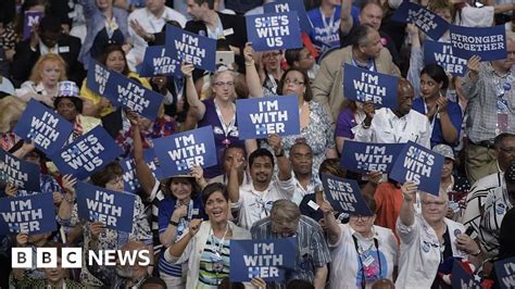 democrats set for historic nomination of hillary clinton bbc news