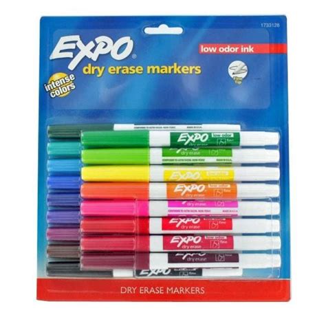shop expo  odor fine tip dry erase markers pack