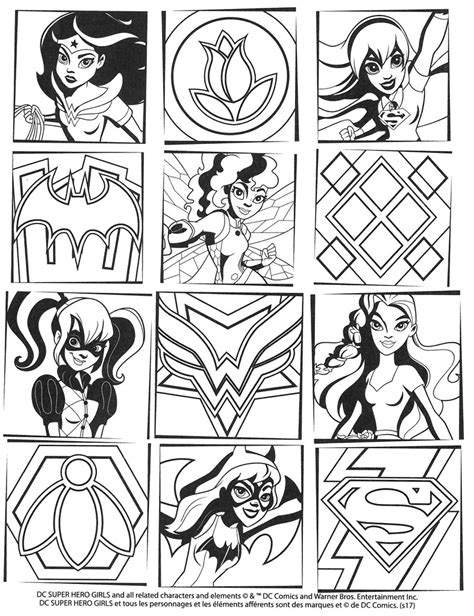 dc superhero girl coloring pages  printable coloring pages