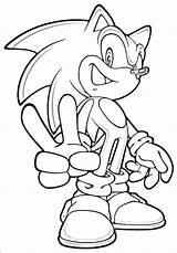 Sonic Coloring Hedgehog Pages Print Printable Colouring Sheets Knuckles Cartoon Cute Baby Kindergarten Shadow Kids Clipart Color Chavo Ocho Del sketch template