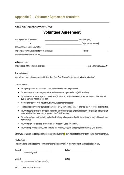 minute  agreement template  template