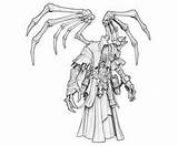 Darksiders Death Reaper Coloring Pages Ii Characters Angel Printable Concept sketch template