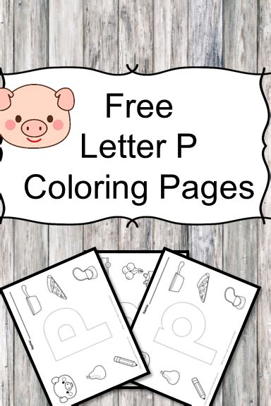 letter p coloring pages easy   karles sight