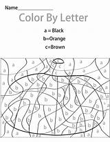 Letter Color Letters Pages Coloring Getcolorings Printable Alphabet Getdrawings sketch template