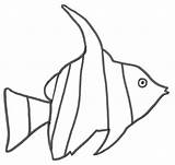 Fish Coloring Pages Angel Colour Angelfish Color Kids Connect Clipart Cliparts Print Dots Simple Children Pole Fishing Outlines Printable Clip sketch template