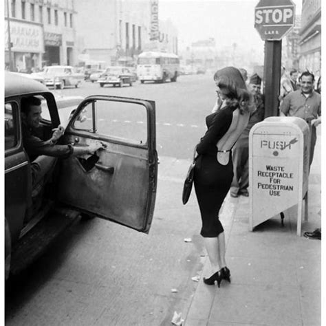 vikki dougan literally stop traffic in this backless dress photograph