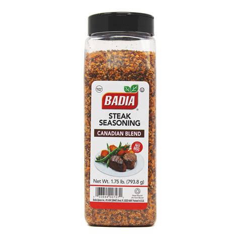 steak seasoning canadian blend  lbs badia spices