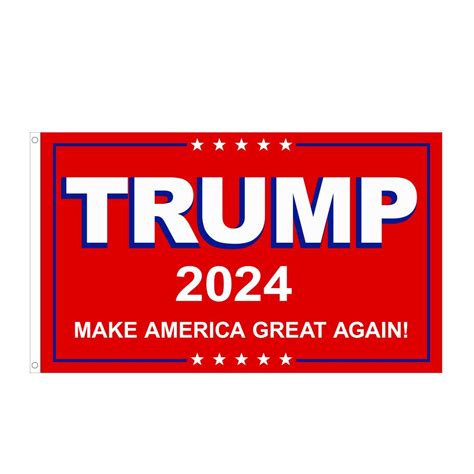 2024 donald trump make america great again fade resistant 3x5 indoor