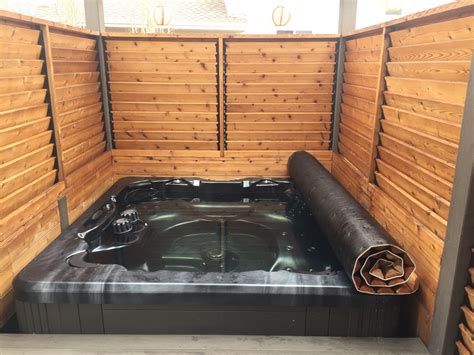 Is Your Spa In A Tight Spot A Custom Roll Up Cover Is The Solution