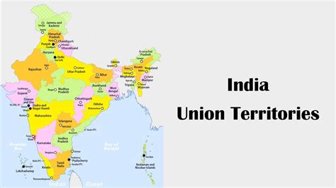 mark  union territories  indian map social science india