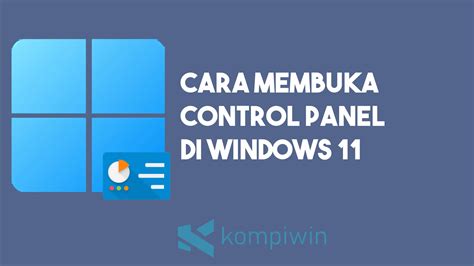 membuka control panel  windows