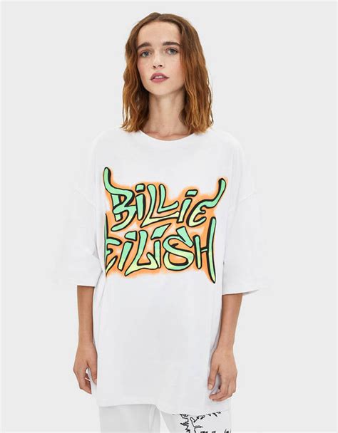 shirts collection women bershka netherlands graffiti billie eilish merch spring shirts