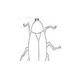 Insects Coloring Printable Funny Kids sketch template