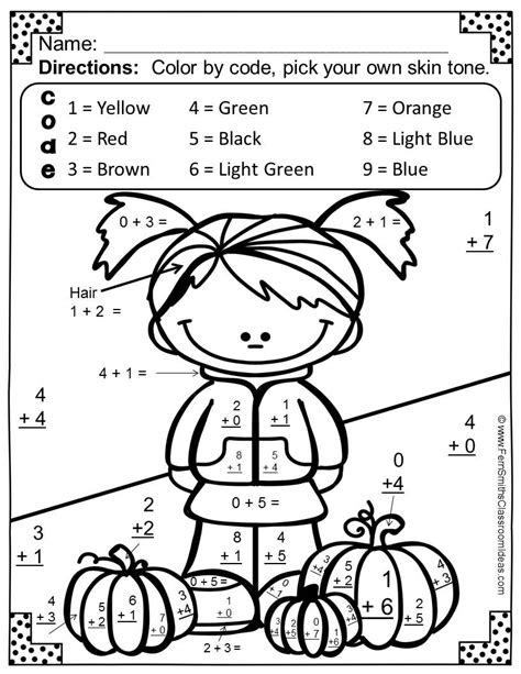 addition color  number coloring page coloring home