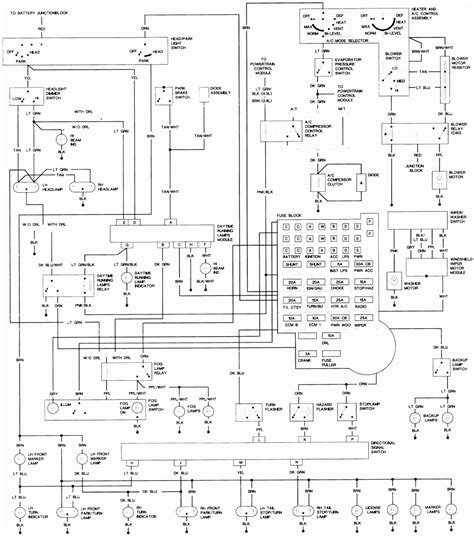 blazer wiring schematic diagrams
