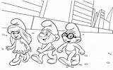 Pitufos Coloriage Papa Schtroumpf Smurfs Pitufo Smurf Puffo Schtroumpfs Puffi Puffetta Schtroumpfette Smerfetka Dibujo Pitufina Malvorlagen Smurfette Smerf Colorkid Smerfy sketch template