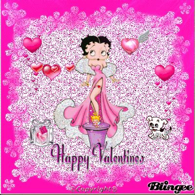 betty boop happy valentines day picture  blingeecom