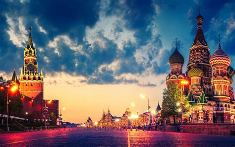 desktop hintergrundbilder moskau russland platz red square