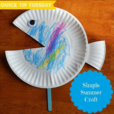 simple  creatives summer crafts  preschoolers craft  home