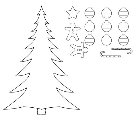 printable christmas craft patterns image