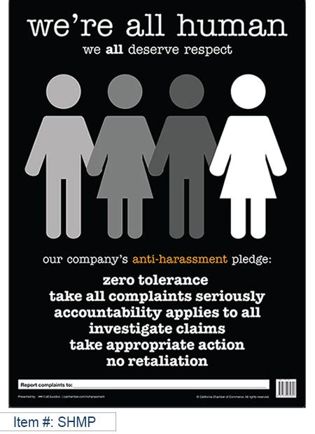 Calchamber Store Product Details Sexual Harassment Prevention Poster