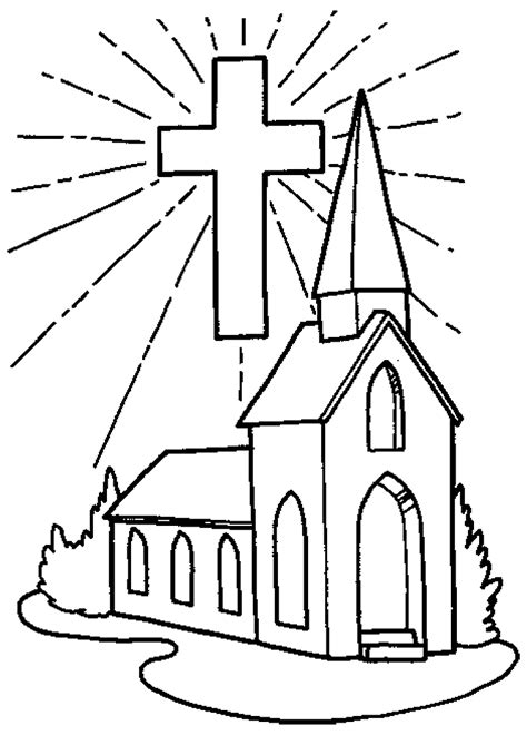 printable cross coloring pages  kids sunday school coloring