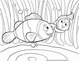 Nemo Squirt Finding Coloring Getdrawings Pages sketch template