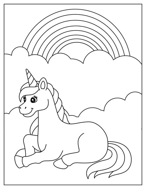 grab   unicorn  rainbow coloring pages  pages