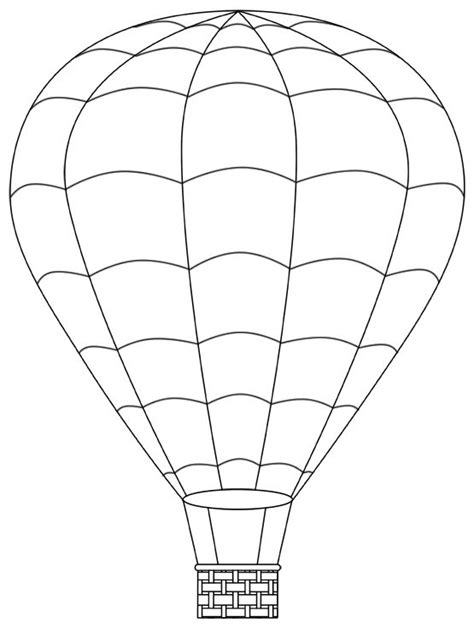 hot air balloon template balloons  requested hotair baloon patterns