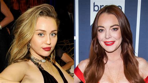 Lindsay Lohan Compares Herself To Miley Cyrus And People Troll Her