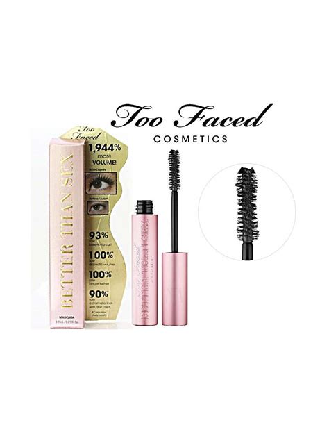 new popularity too faced better than sex mascara new in box