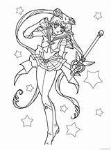 Coloring4free Sailor Coloring Pages Moon Usagi Crystal Related Posts sketch template