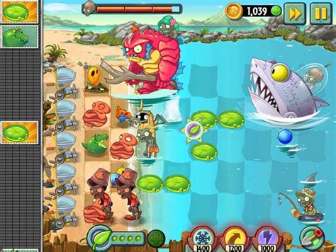 plants  zombies     update called  big wave beach part