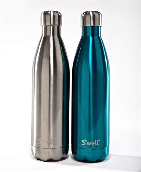 swell stainless steel insulated water bottle  green head