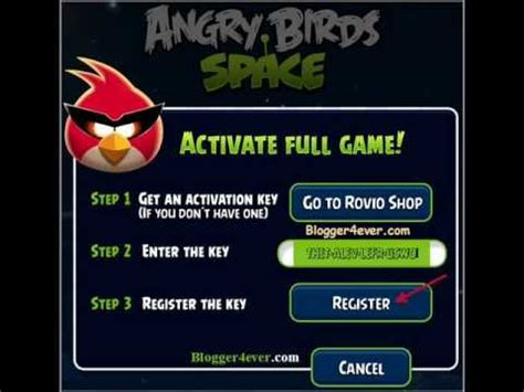 angry bird space serial key   youtube
