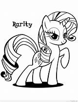 Pony Applejack Coloring Pages Little Baby Getdrawings sketch template