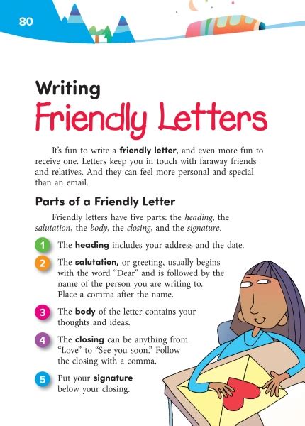 writing friendly letters thoughtful learning