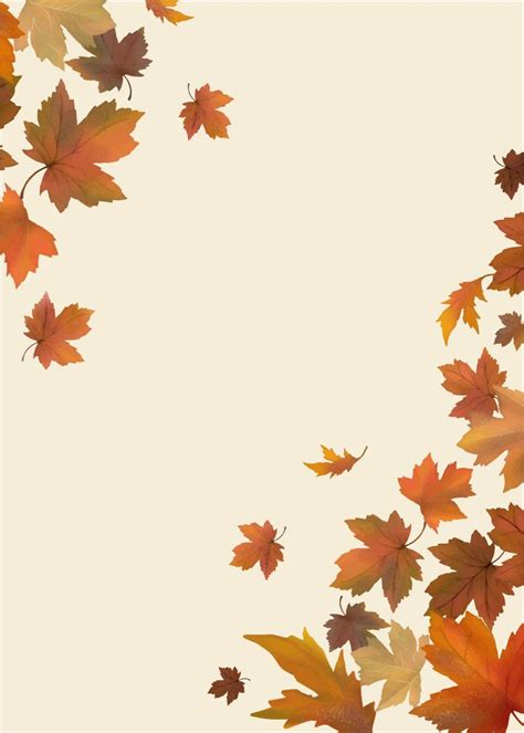 5 best printable fall page borders