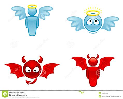 Angel And Devil Stock Image Image 14673431