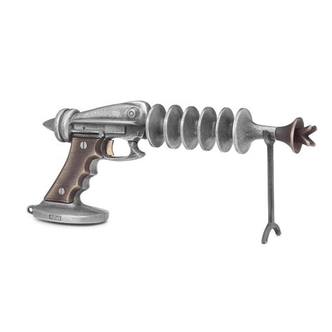 ray gun sculpture sci fi fan art playful sculpture grownup toy midcentury retro decor